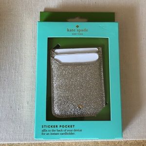 Kate spade sticker pocket